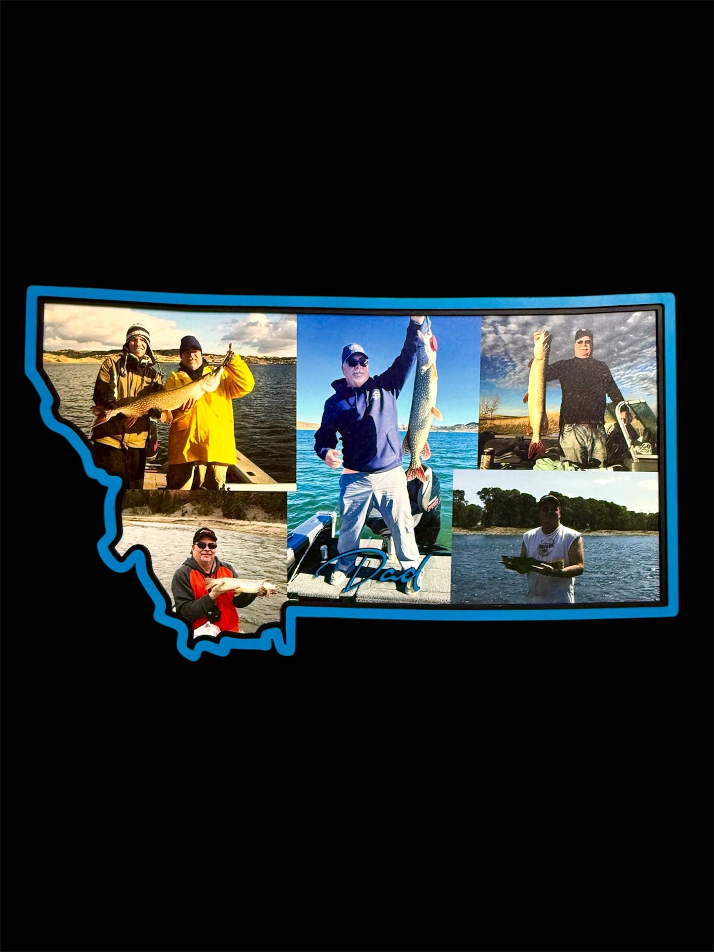 Custom Printed Montana Shaped 3D Signs