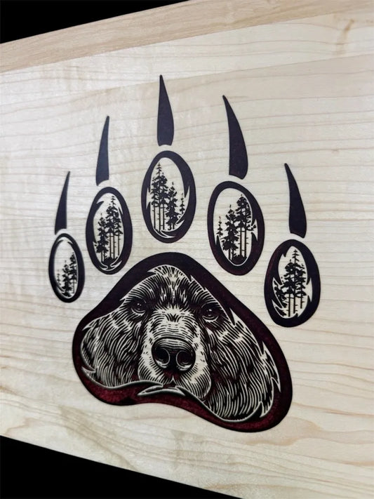 Grizzly Inlay Serving Board