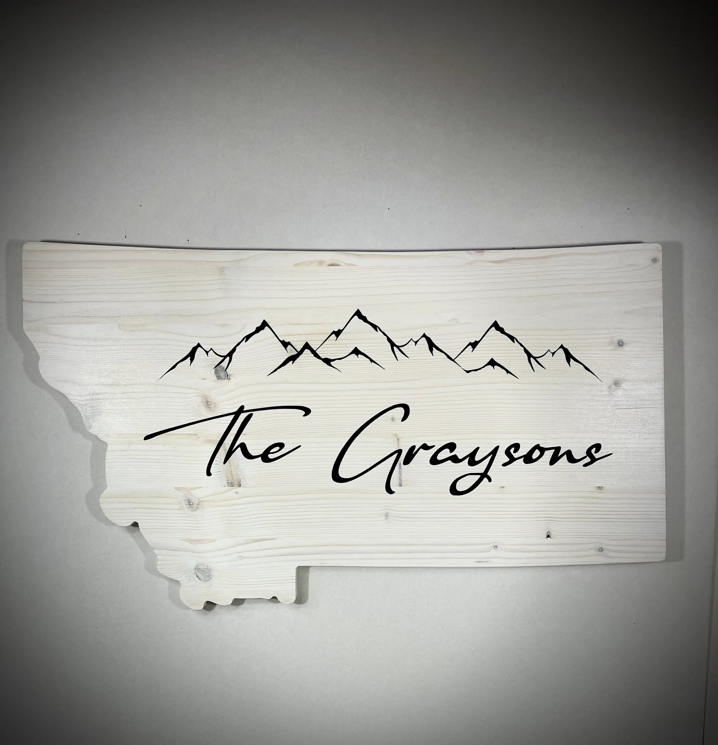 Mt. Sign Large Carved Personalized MT Sign – B. James Design & Woodwork