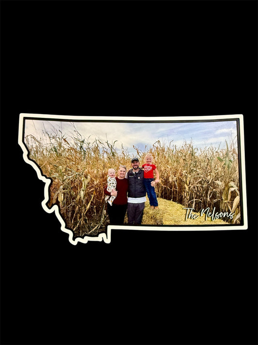 Custom Printed Montana Shaped 3D Signs
